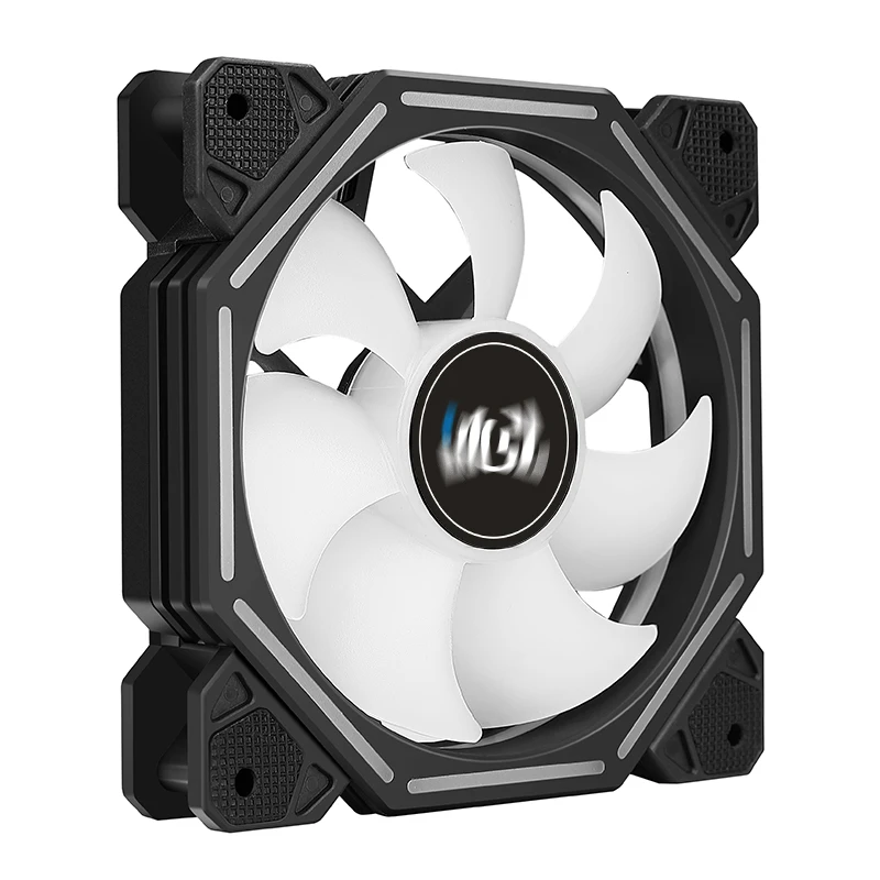 120mm case fan computer RGB cooling fan 6PIN color computer case remote cooling fan 5V 12cm ventilator