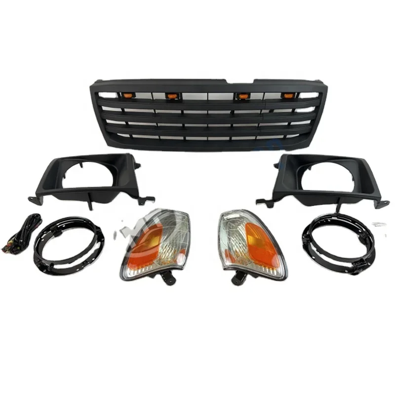 Car Auto Accessories Front Grille For Land Cruiser Fzj100 Grille Head Light Cover