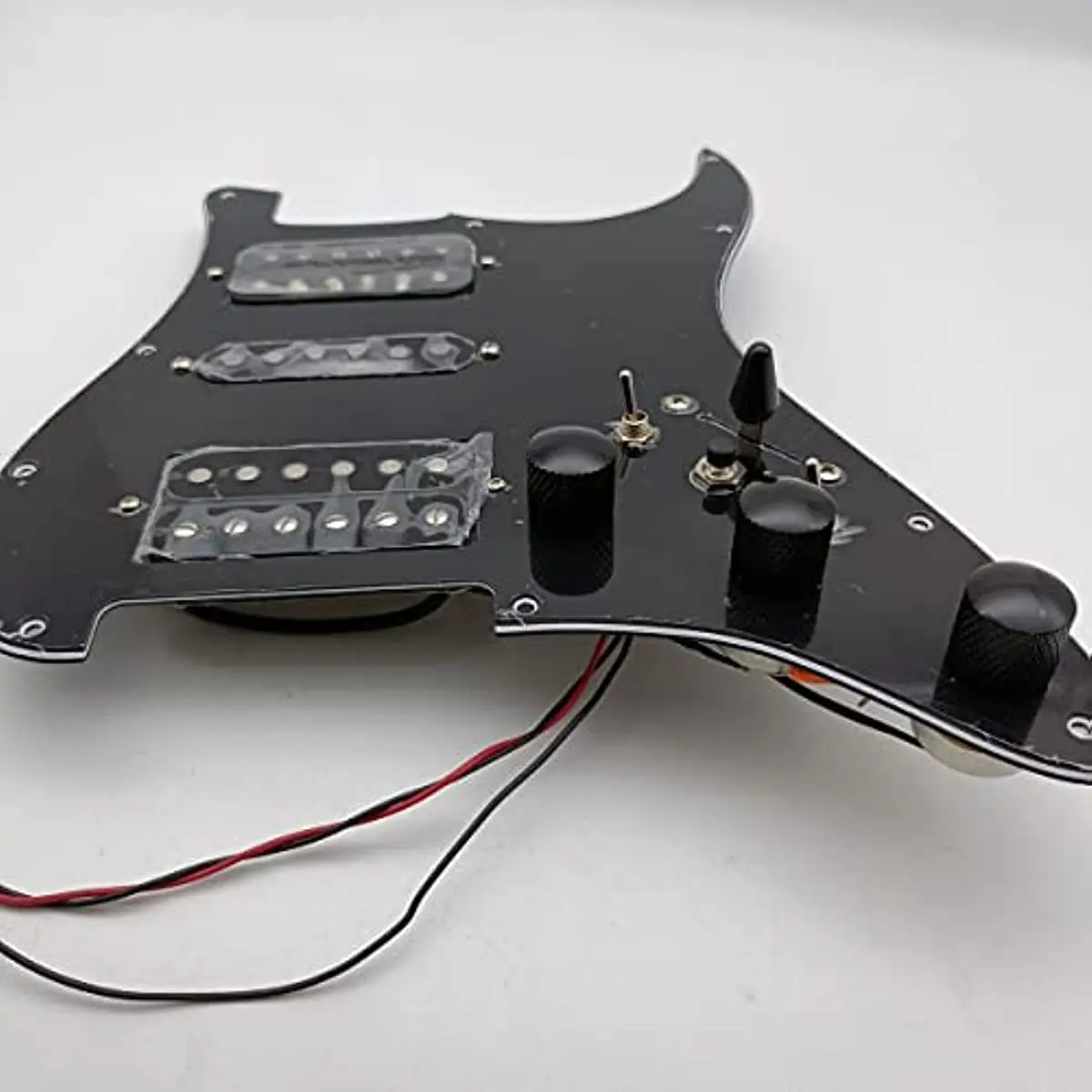 HSH Prewired ST Pickguard Set Copper Shaft Pot Black Alnico 5 Pickups Guitar Accessories Guitar Accessories