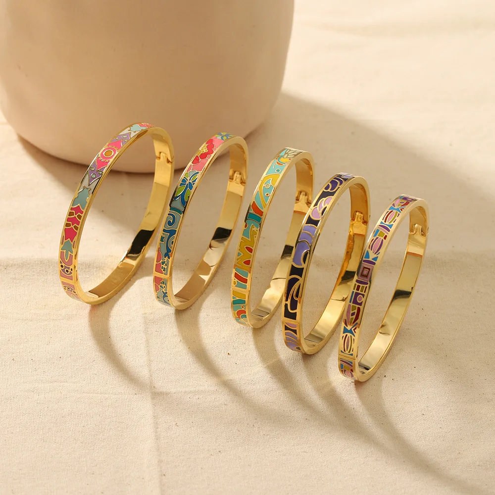 New styles stainless steel enamel bracelet&bangles