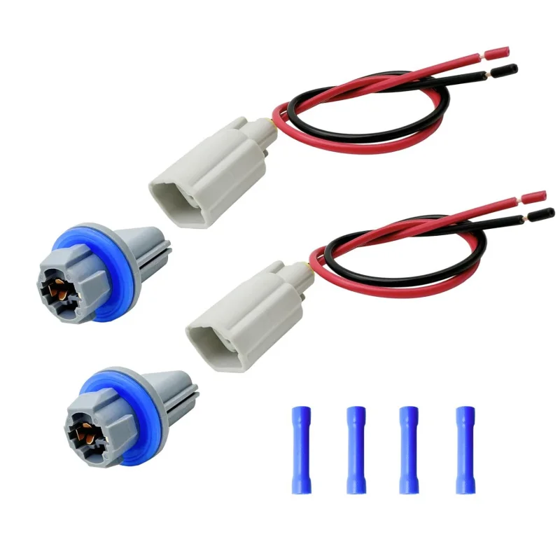 2 Piezas Kit de Enchufe y Arnés de Luz de Placa para Ford F-150 2004-2021, Ranger 1998-2011, Explorer 2006-2010, F81Z-13411-AA