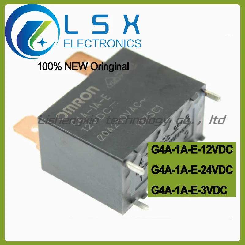 5pcs G4A-1A-E-12VDC G4A-1A-E-24VDC G4A-1A-E-3VDC Air conditioner water heater main board relay New and Original