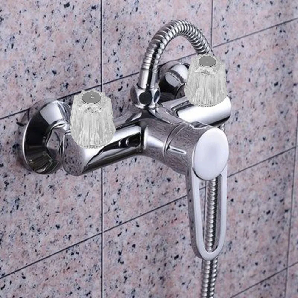Lèvent de douche en acrylique transparent, remplacement de poignée, HOParts, 2 pièces