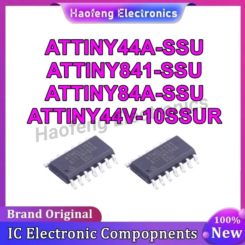 ATTINY44A-SSU ATTINY44V-10SSUR ATTINY84A-SSU ATTINY841-SSU MCU Chip SOP14 Integrated Circuit 100% Brand New Original in stock