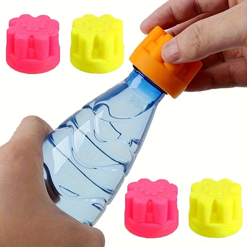 2 Stück robuster Flaschenöffner aus Silikon, ergonomischer, rutschfester Griff und Hebelmechanismus, einfach zu drehender Flaschenöffner mit Hebelmechanismus – Detail 3