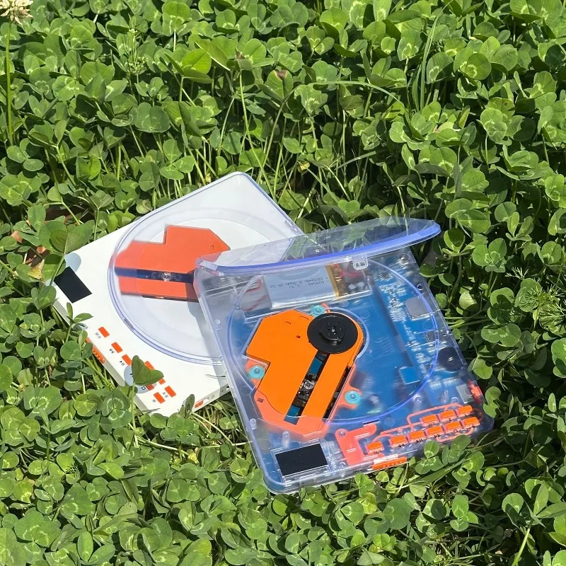 Cross-border bestselling transparent CD player, portable English learning and repeating machine, CD-disc, album MP3 player