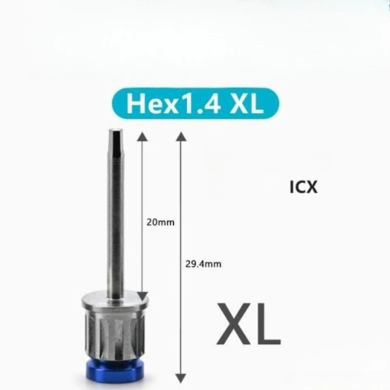 20Pcs ​Dental Hand Driver Implant Torque Wrench Titanium Hex Screwdriver for Multiple Systems Implant Abutment Surgical