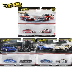 Original Hot Wheels Premium Car Culture Diecast 1/64 Toys ragazzi Nissan Silvia Primera Copo Corvette Stingray Coupe regalo di compleanno