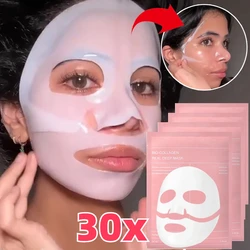 Mascarilla facial de bio-colágeno Hidratación profunda Cuidado de la piel del rostro durante la noche s-s