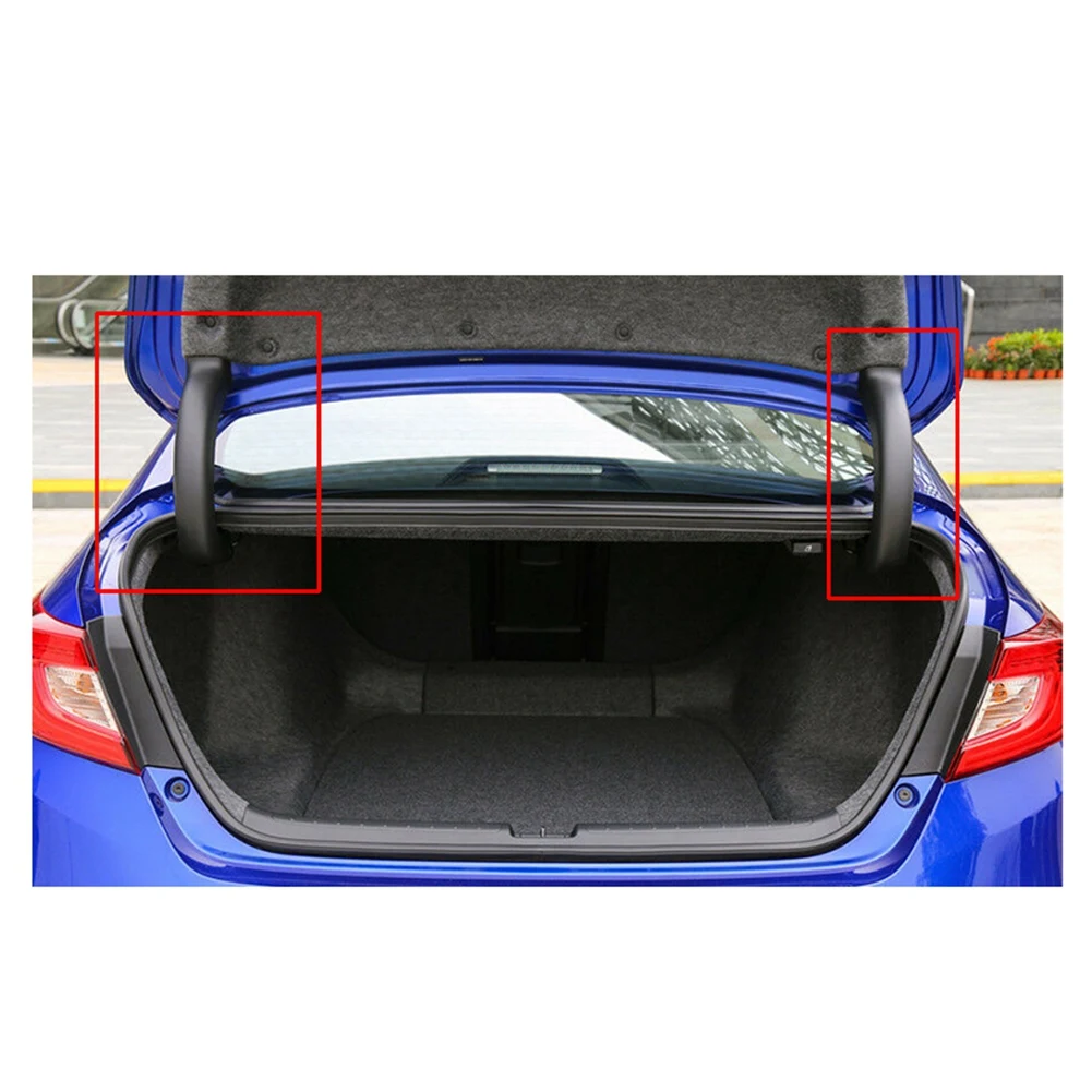 

T61C_2Pcs Plastic Rear Trunk Arm Hinge Cover Garnish Fit for Honda Accord Sedan CV 2018-2019 Car Accessories