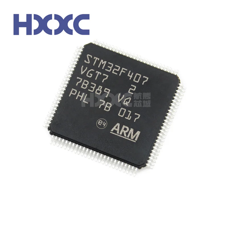 

5PCS NEW Original Integrated Circuits STM32F407 STM32F407VGT7 STM32F407VGT7TR ic chip LQFP-100 ICs MCU Microcontroller