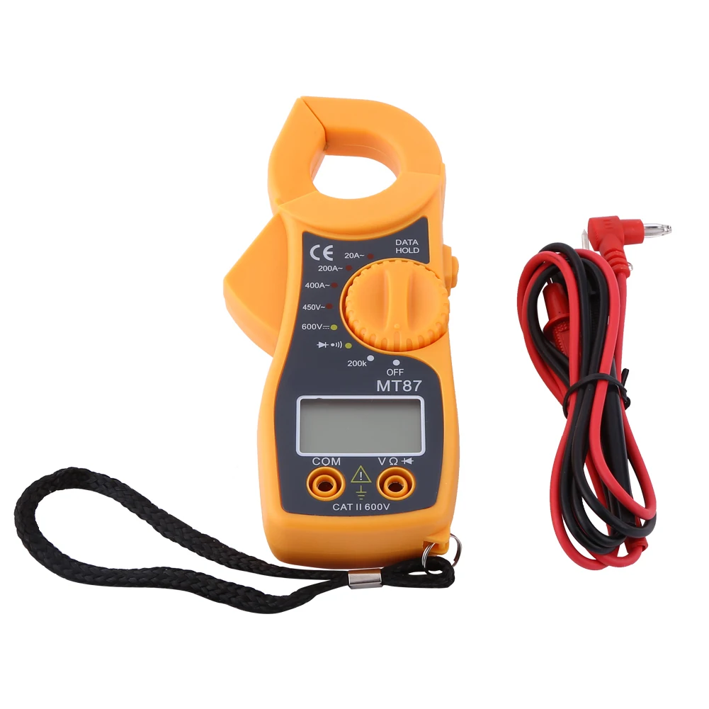 Digital Clamp Meter Multimeter Digital Clamp Multimeter AC DC Voltmeter Ammeter Ohmmeter Volt Tester LCD Meter Voltmeter Ammeter