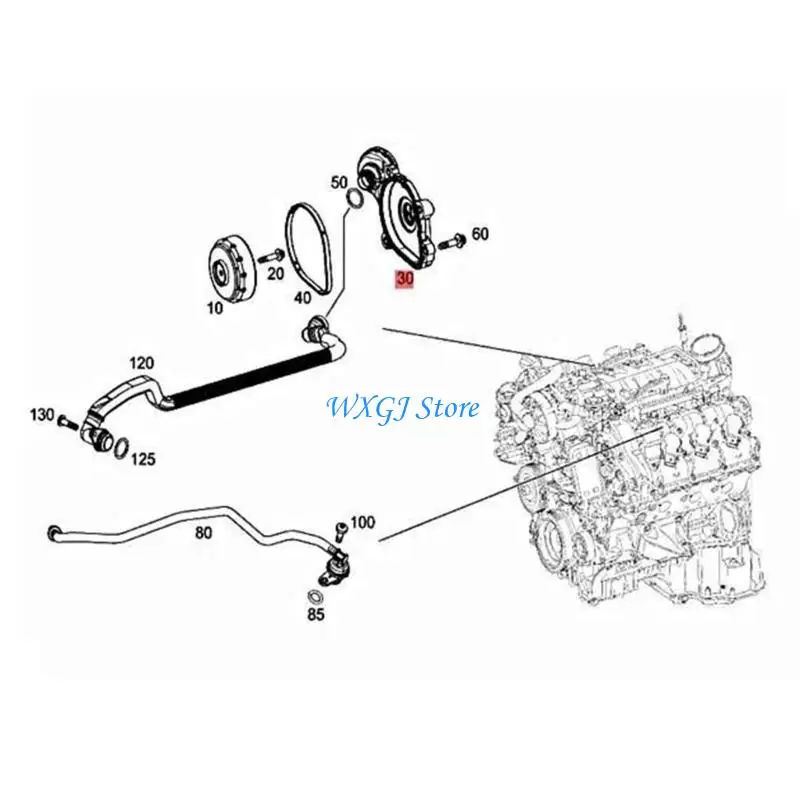 

37JE Engine Oil Separators Crankcase Vent Valves for GLE350 E350 E400 SLK350 GLK350