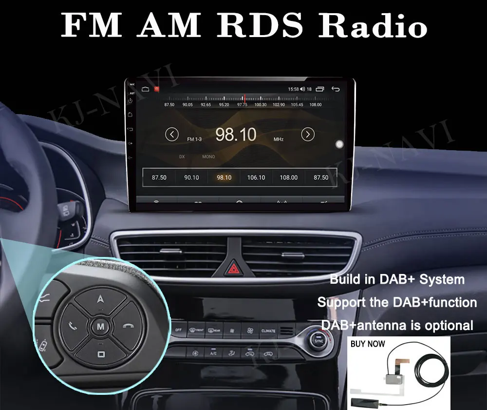 วิทยุติดรถยนต์ขนาด 10 นิ้ว สำหรับ Opel Vivaro Renault Trafic Nissan Primastar ปี 2010-2014 พร้อมระบบนำทาง GPS, DSP, มัลติมีเดีย, 4G