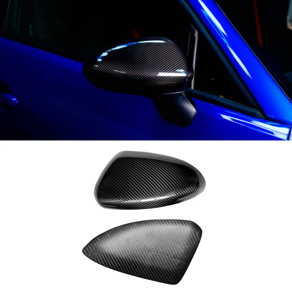 FOR SUBARU BRZ FOR TOYOTA GR86 2022UP DRY CARBON FIBER SIDE MIRROR COVER CAPS