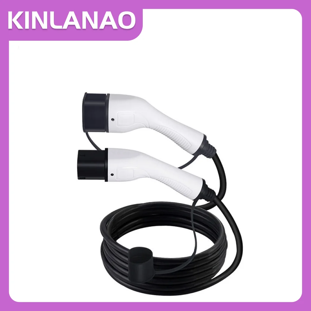 KINLANAO EV Charger Cable 7kw 11kw 22kw IEC62196 16A 32a type 2 ev charging cable