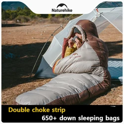 Naturehike snowbird Down Sleeping Bag Thickened winter Adults Outdoor Camping -20°C Degrees Duck Down Light Warmth Sleeping bags