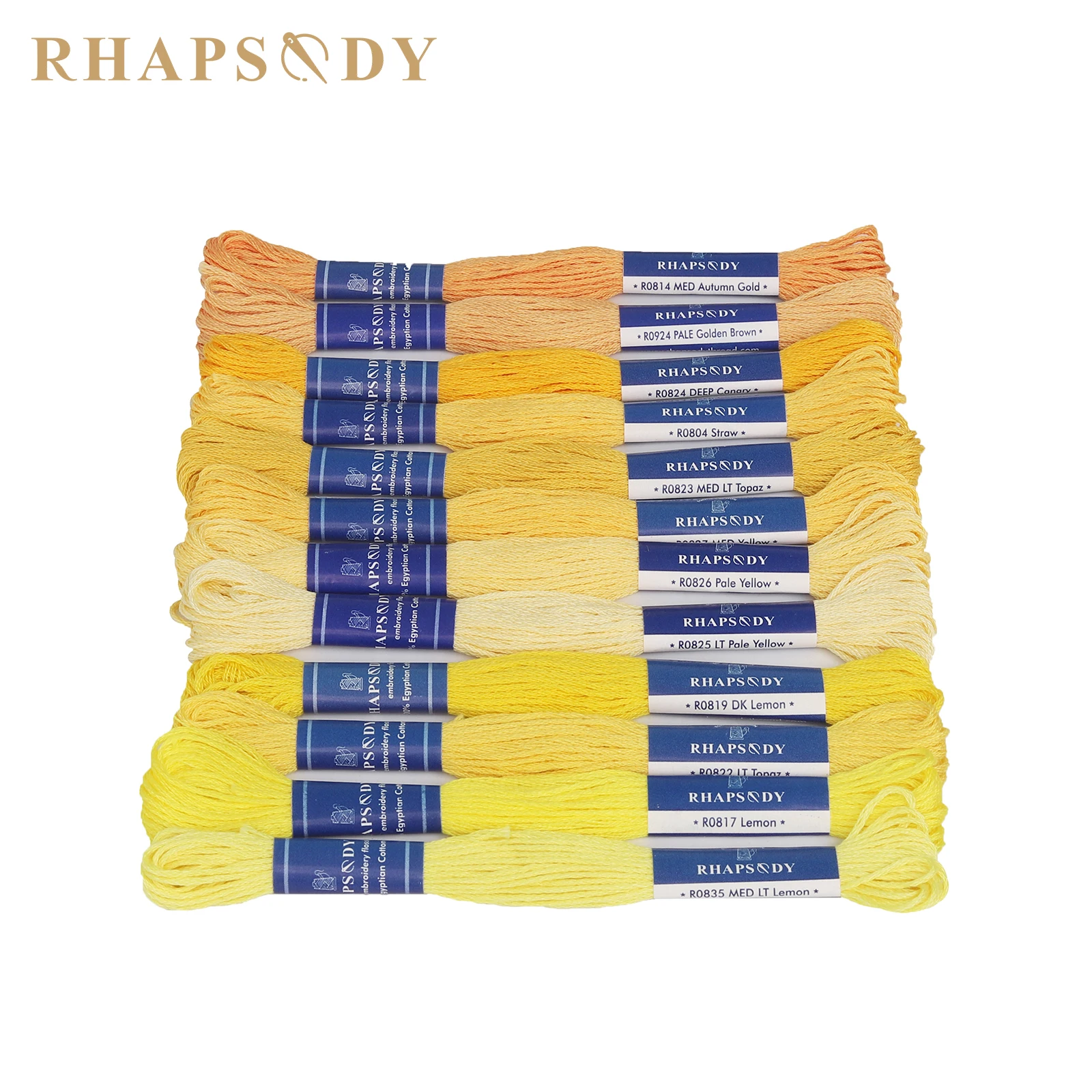 Rhapsodie dmc Qualität ägyptische Baumwolle Stickerei Zahnseide 6 Strang doppelt mercer isierten Kreuz stich faden 12 Farben Set 8 Meter Strang – Detail 10