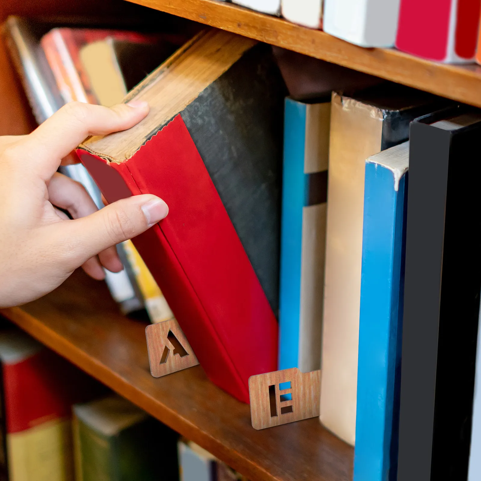 

26 шт. креативных деревянных закладок для книг с алфавитом, стильные аксессуары для книг, оригинальный подарок для любителей чтения