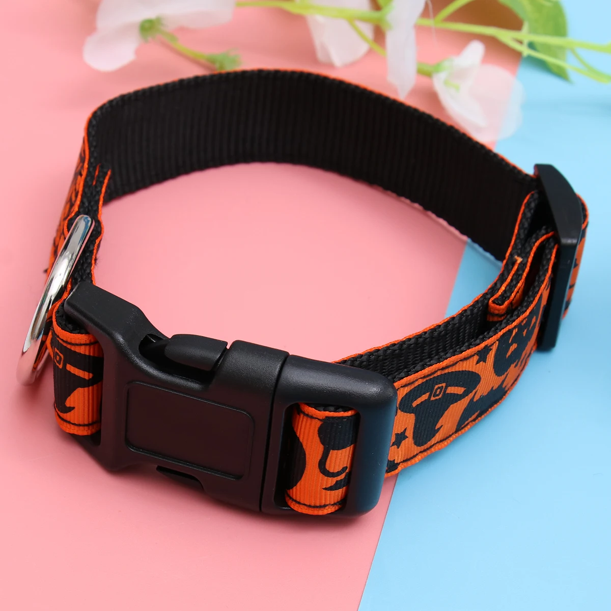 

Puppy Collars Pumpkin Hat Necklace Pet Halloween Light Personalized Dog Supplies