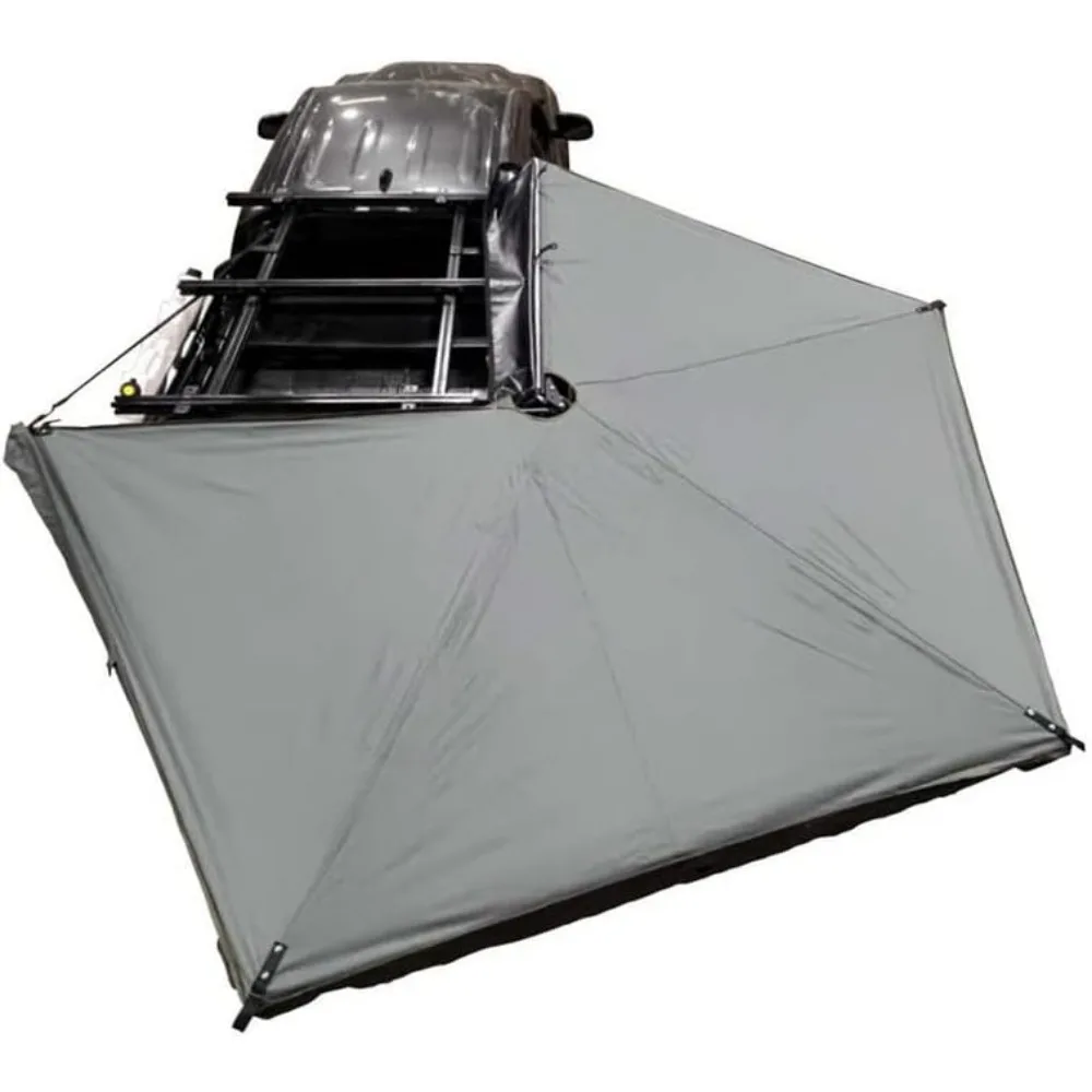 HD Nomadic 270 LTE Awning | 65 Sq Ft Coverage | Dark Gray Fabric | Twist and Lock | Weather-Resistant