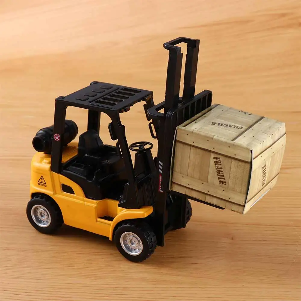 Child Educational Car Vehicle Set Car Play Toy Pallet Interactive Toy Vehicle Construction Die-Cast Model Forklift Friction Toy