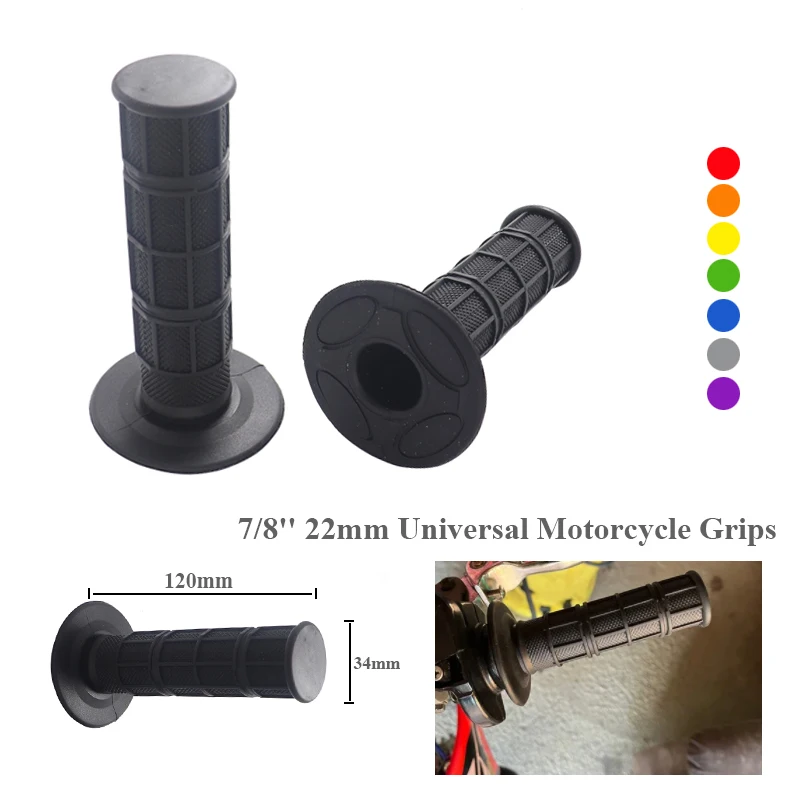 

Universal Handle Grips Dirt Pit Bike Motorcycle Motocross Motorbike Handle Bar Grips For CRF YZF KXF SXF SSR SDG BSE