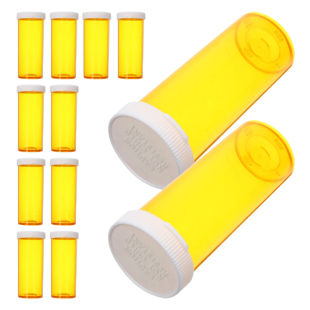 

Pill Dispensing Bottles Medicine Organizer Health Products Cases Dispenser Travel