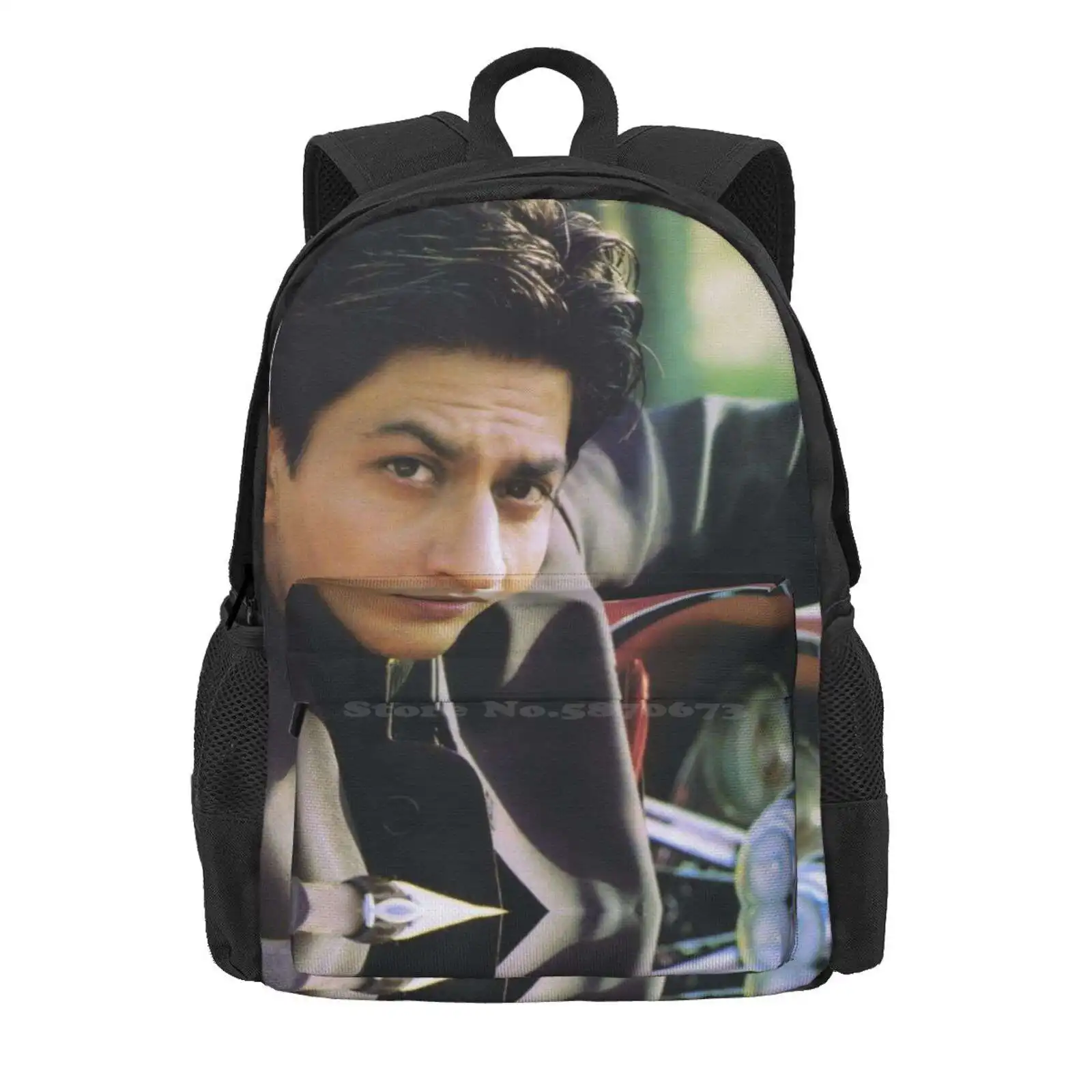 Shahrukh Khan Hot Sale Backpack Fashion Bags Shahrukh Khan Actor Movie Legend 80s Vintage Artis The Film Bollywood India Don 3