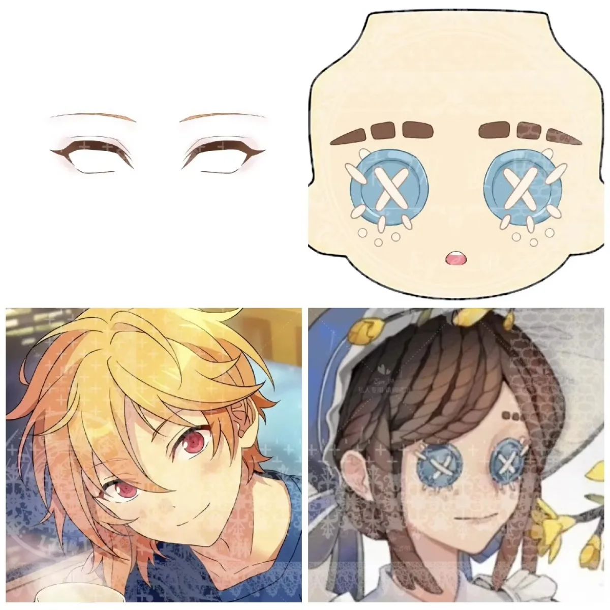 

ANAN Commission Request Ob11 Ob22 OC Doll Face Hair Clothes Anime Game Cartoon Custom DIY Accessories