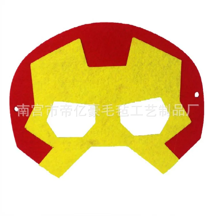 Marvel-Masques de fête d'anniversaire pour enfants, masques de cosplay d'Halloween, décorations de fête, thème Iron Man Batma, Spiderman, The MEDk, reconnaissance