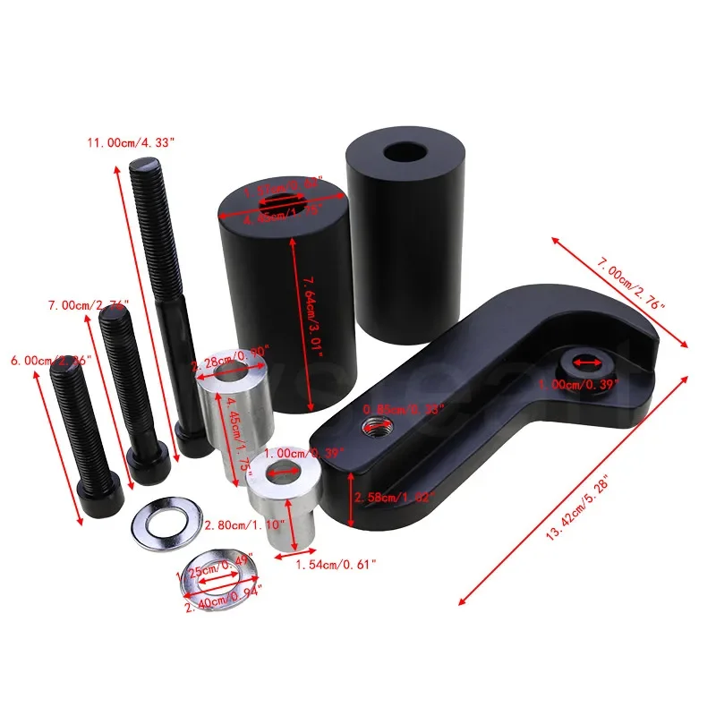 Motorcycle Frame Sliders Crash Falling Protection For Suzuki GSXR GSX-R 600 750 GSXR600 GSXR750 K6 K8 2006-2010 2007 2008 2009