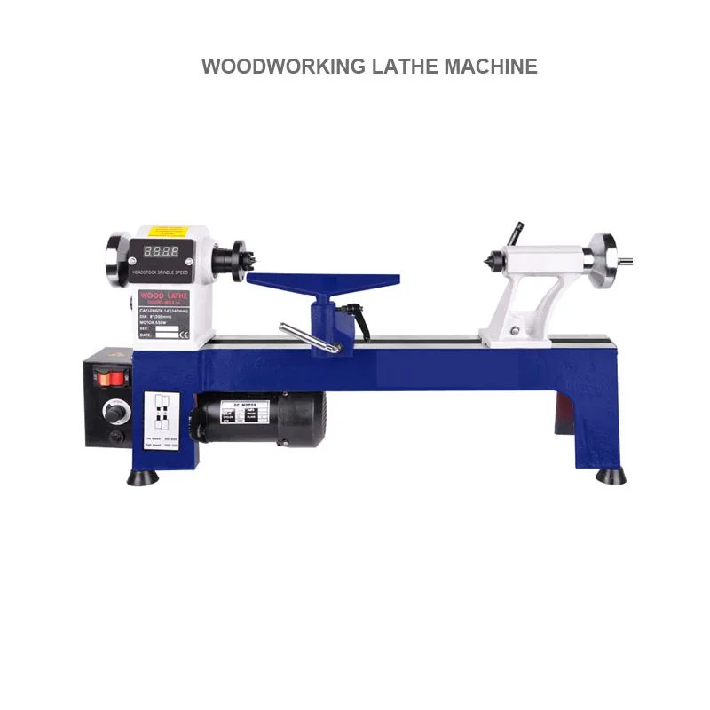 8 Inch Small Woodworking Lathe Machine High Precision DIY Buddha Pearl Lathe Small Pen-making Equipment