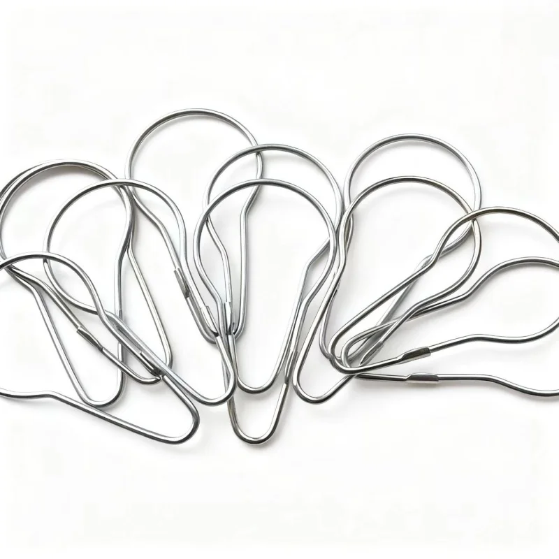 Gourd-Shaped Curtain Hooks Set, Durable, 84sets Stainless Steel Best Selling