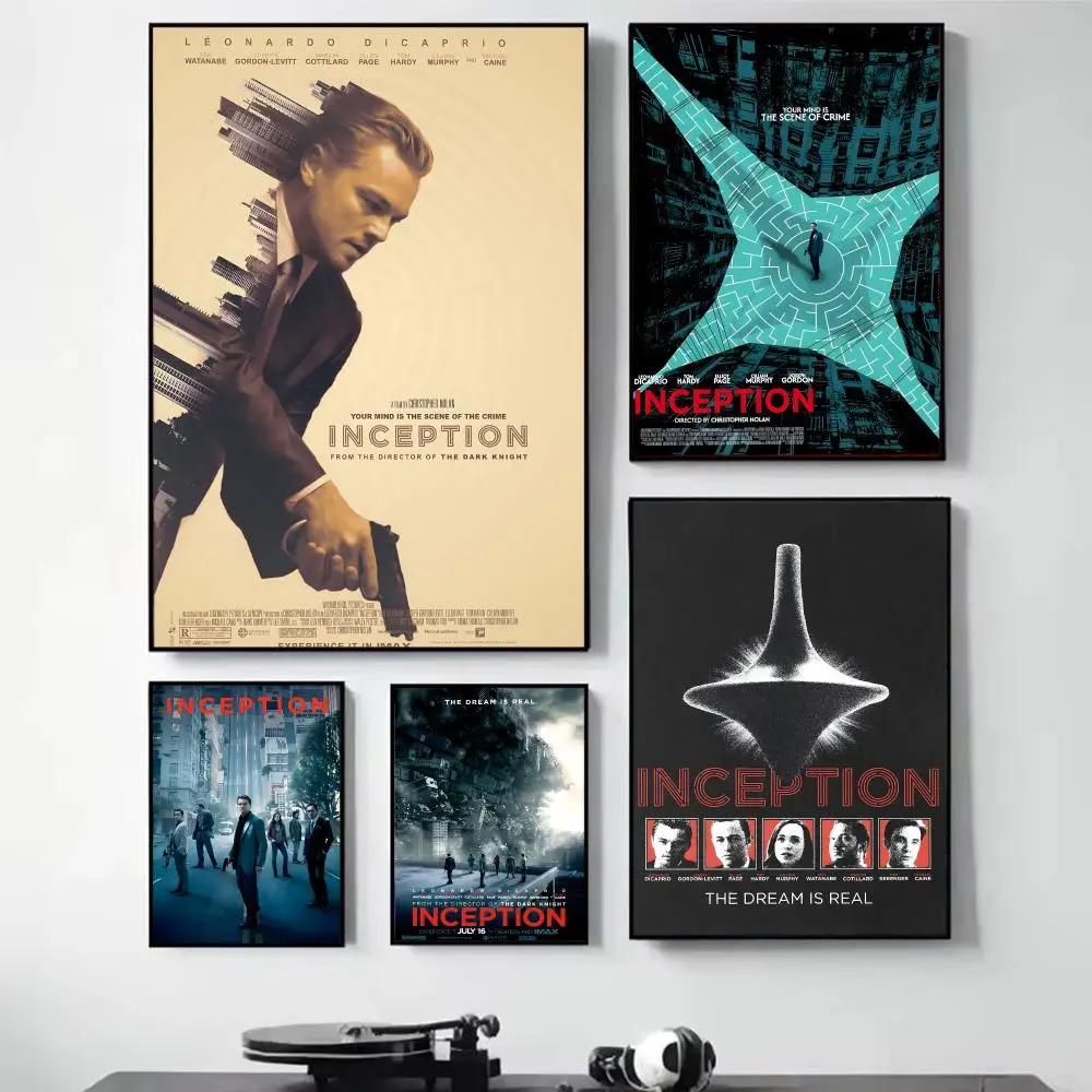 Science fiction film I-InceptionS Poster Wall art poster paintings are suitable for clubs living rooms bedroom