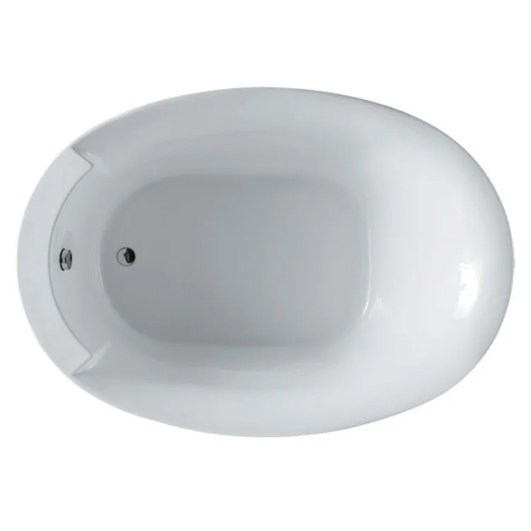 Bath Embedded Oval Surf Massage Acrylic Sanitary Ware YG712