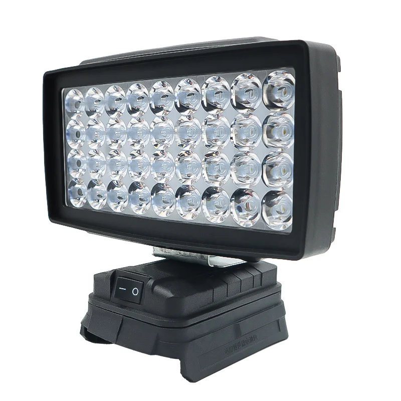 36 Beads Car LED Work Light Flashlight Electric Torch Spotlight USB Power Bank Lamp For Bosch 18V BAT609 BAT618 Li-ion Battery