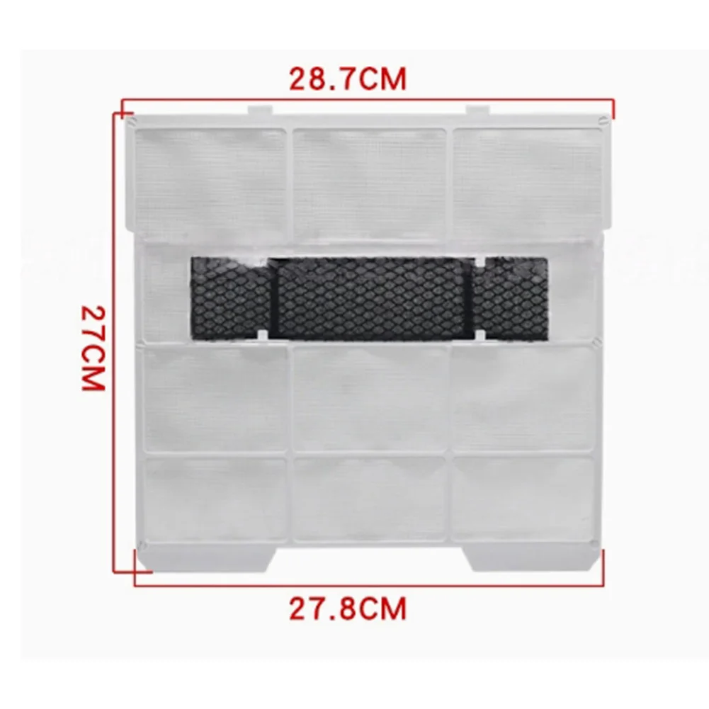 2 PCS Plastic Air Conditioning Filter for 1P 1.5HP Wall Mounted AC Units Dust Prevention Mesh Screen 32.3x31.8cm 32.7x28cm