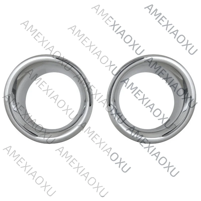 

1Pair Car Front Bumper Chrome Fog Lamp Trim Rings Cover For Hummer H3 2006-2010 Fog Light Bezel Exterior Decorative Accessories