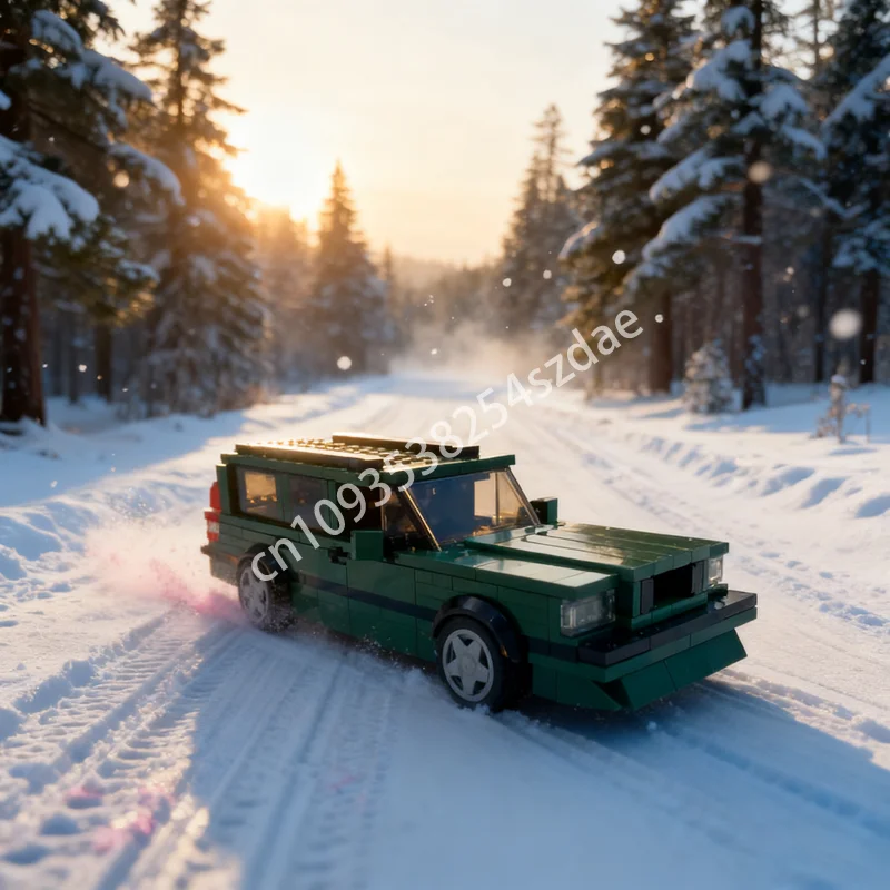 

418pcs MOC Brick Estate City Champions Supercar Model Building Toy Blocks Christmas Gifts DIY Creative Education Birthday