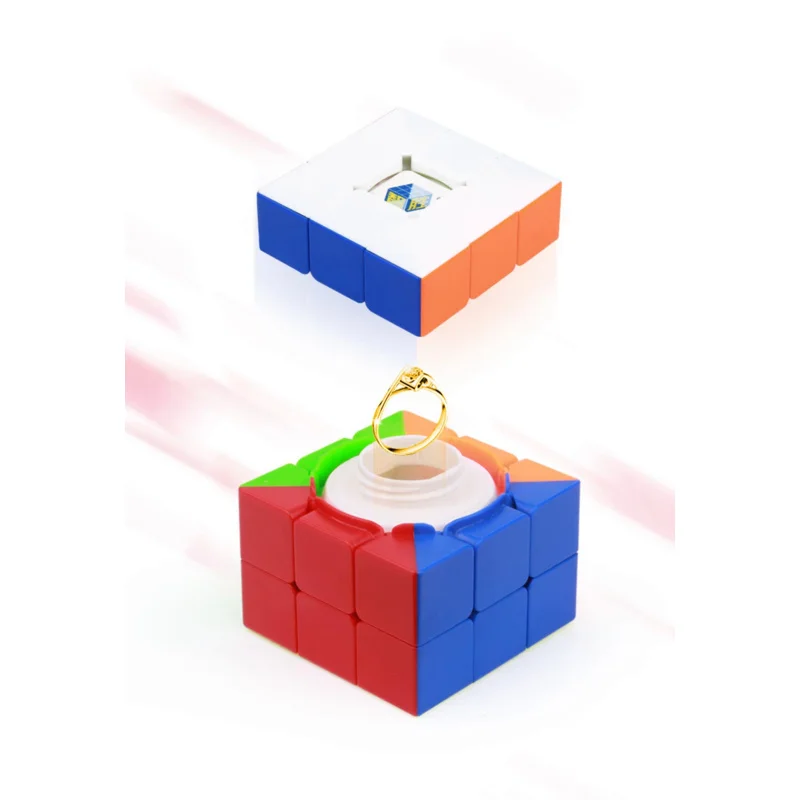 Magic Speed Cube Diversion Safe Hidden Secret scomparto Stash Box Secret Hideout Storage Gift cubo di Rubik Safe