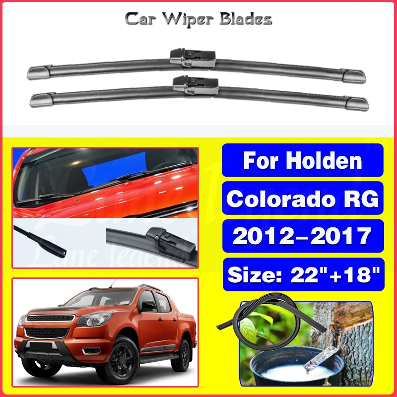 

For Holden Colorado RG MK2 S-10 2012-2017 Car Accessories Front Windscreen Wiper Blade Brushes 2017 2016 2015 2014 2013 2012