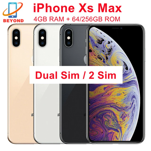 Apple iPhone XS Max Dual Sim 64GB/256GB ROM Genuine 6.5