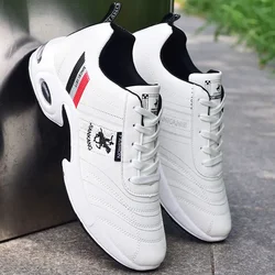 Plus Size 38-47 Men's Casual Sneakers 2025 Fashion Air Cushion Running Men Shoes Waterproof Outdoor Sports Leather Shoes tenis