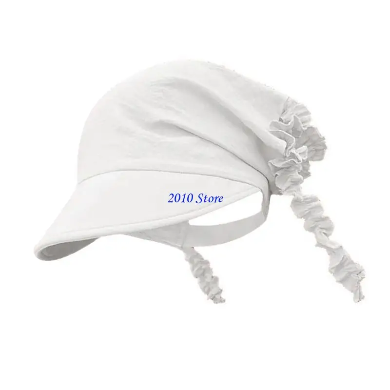 F3MF أنيقة القطن قبعة البيسبول قبعة ناعمة Bandanas وشاح لرياضة السفر وارتداء كل يوم مطابقة للنساء الرأس
