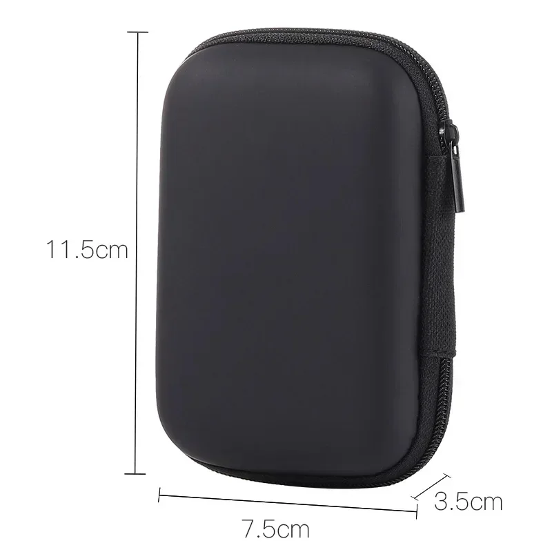 Tragbare Reise-Kabelorganizer-Tasche mit Reißverschluss für Kopfhörer und diverse Ladezubehörteile – Detail 2