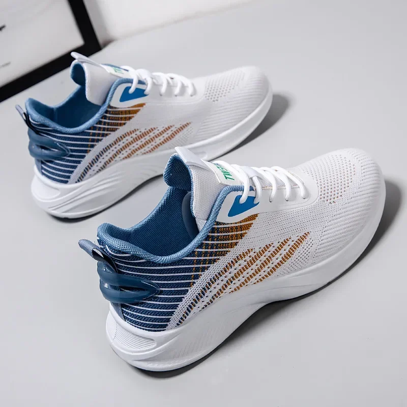 Luxury 2024 New Men's Mesh Breathable Casual Sports Shoes Campus Style Outdoor Lightweight Running Shoes Men's Vulcanize Shoes