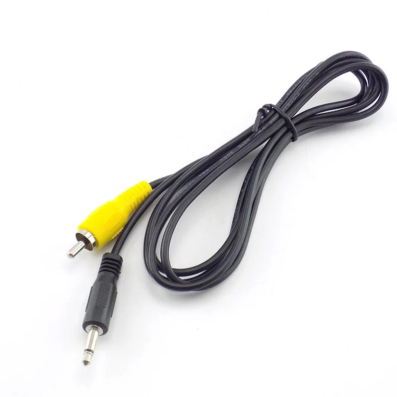 3.5mm Mono Plug to RCA Male Jack Video AV Cable 1.5Meter