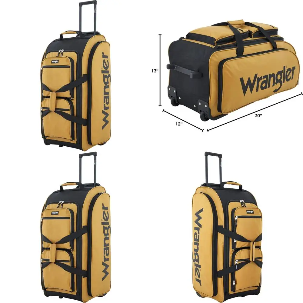 

Rolling Duffel Bag with Wesley Design