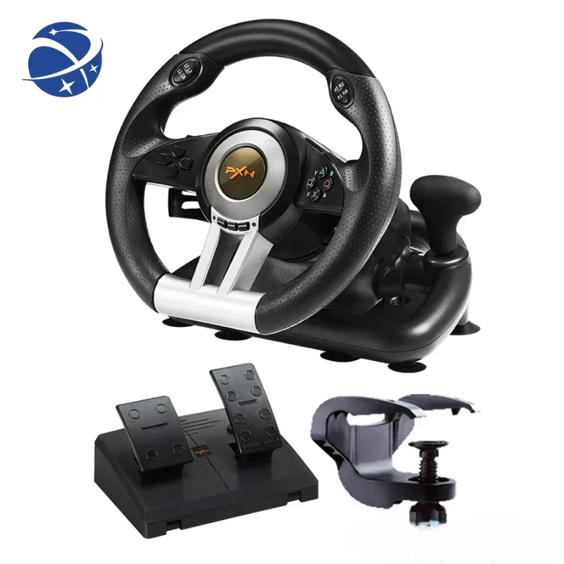 YYHC Programmable PXN V3 Pro Gaming Racing Steering Wheel for PC games, PS3, PS4, XBOX ONE, XBOX SERIES, SWITCH